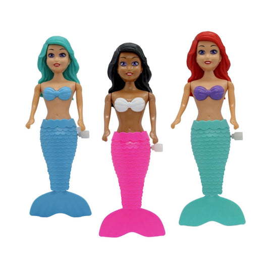 Boneca Sereia Encantada Nada De Verdade Bate Cauda A Corda