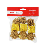 Enfeite De Natal Sortidos Pinha e Presente