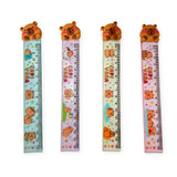 Régua Escolar 15cm Capivara Fofa com Topper 3D