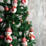 Enfeite Boneco De Neve Cachecol