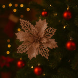 Anúncio Enfeite De Natal Galho Artificial Com Glitter Para Decorações E Ornamentos