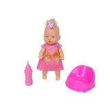 Boneca Nicinha Faz Xixi Com Peniquinho E Mamadeira