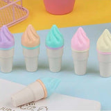 Mini Marca Texto Fofo Divertido Sorvetinho 6 Cores