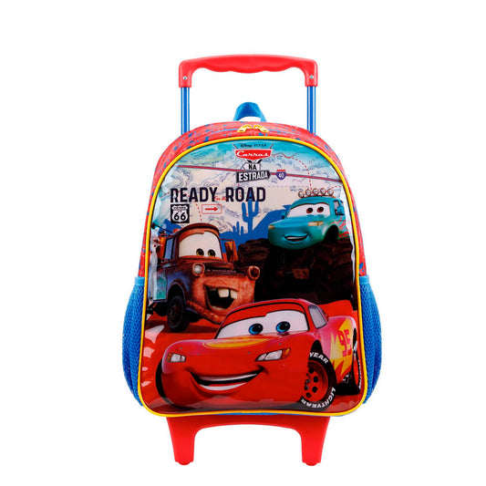 Kit Mochila Roda Carros Na Estrada Original Xeryus