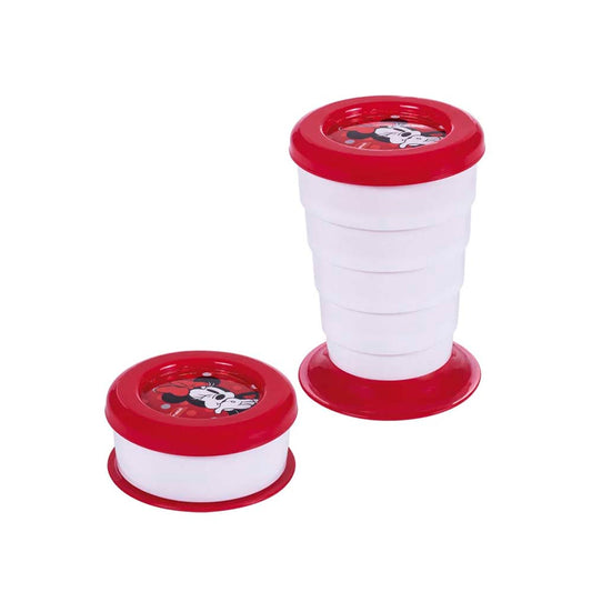 Copo Retrátil Com Tampa Minnie 330ml