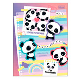 Caderno Brochura Capa Dura Universitário Panda 80 Folhas Tilibra