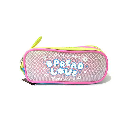 Estojo Escolar Duplo Spread Love Clio