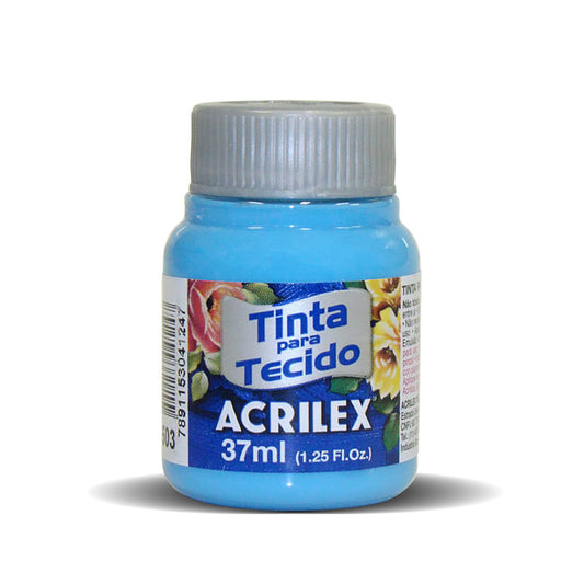 Tinta Tecido 37Ml Azul Celeste Acrilex