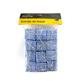 Enfeite De Natal Presente Holográfico Com 12