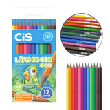 Lápis de Cor Eco Com 12 Cores Sertic
