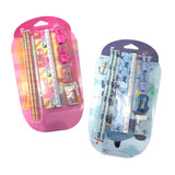 Kit Escolar Infantil Papelaria Divertida Menina/Menino Com 7 Peças