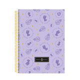 Caderno Universitário Capa Dura Rebecca Bonbon Glitter 1 Matéria SD