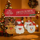 Enfeite de Natal Pingentes Decoração Papai Noel Bonecos Natalino