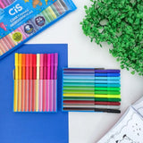 Hidrocor Canetinha Lavável Com 24 Cores Sertic