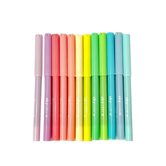 Hidrocor Tons Pastel Com 12 Cores SkyPaper