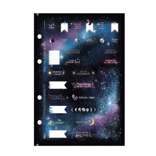 Folha de Fichário Colegial Magic 80 folhas Tilibra