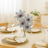 Flor De Natal Dourada/Prata