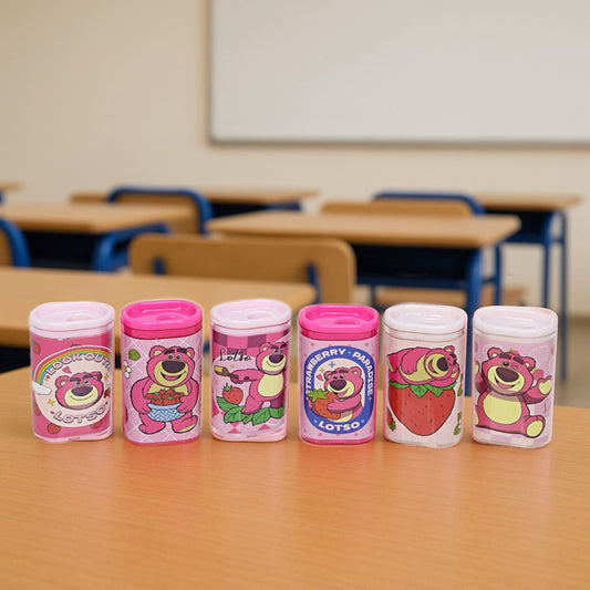 Apontador Com Depósito Urso Lotso Toy Story Molin