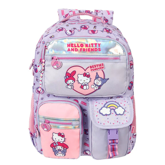 Mochila Escolar Hello Kitty E Amigos Original Xeryus