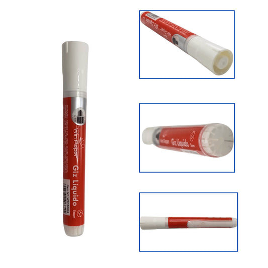 Giz Líquido Branco 5mm Win Paper