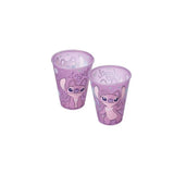Copo Plástico Lilo Stitch e Angel 280ml Estampas Sortidas