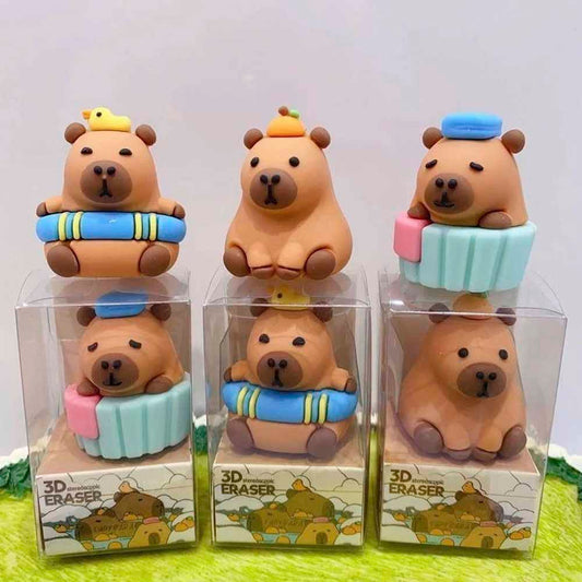 Capivara Fofa Borracha ou Apontador Divertido