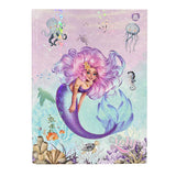 Caderno Grande Brochura Capa Dura Loly Sereia 80 Folhas Animativa