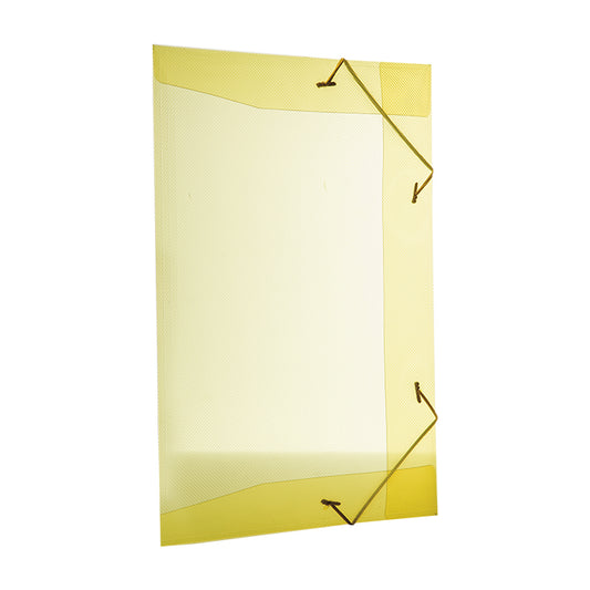 Pasta Plástica Aba Ofício Amarelo Dello