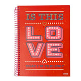 Caderno Universitário 10 Matérias Love Credeal