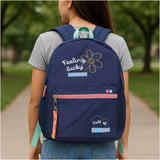 Mochila Escolar Grande Feeling Lucky Menina Clio