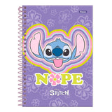 Caderno Universitário Capa Dura Stitch 1 Matéria Foroni