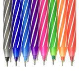 Kit Caneta Spiro 0.7 Com 8 Cores Sertic