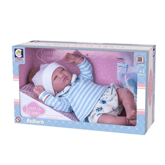 Bebê Reborn Menino Boneca Realista Classics Cotiplás