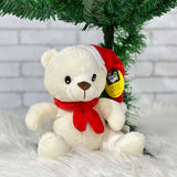 Ursinho De Pelúcia Natalino 20cm