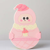 Marmita Com Trava e Divisória e Talher Lanchinhos Divertidos