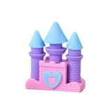 Borracha Escolar 3D Castelo de Princesa Papelaria Fofa