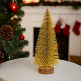 Mini Árvore De Natal Pinheiro Dourada 30Cm
