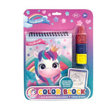 Kit Livro De Histórias Para Colorir + 3 Gizes De Cera De Encaixe