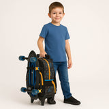 Mochila Escolar De Rodinha SkateBoard Menino Clio