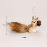 Anúncio Esquilo De Natal Enfeite Decoração De Árvore