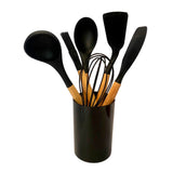 Jogo De Utensílios De Silicone Para Cozinha Com 7 Peças