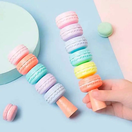 Marca Texto Fofo Macarrons Com 6