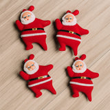 Enfeite Pendente Papai Noel 9cm Com 4