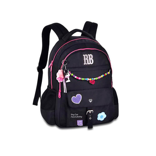 Mochila Escolar Rebecca Bonbon Com Miçangas E Bordados Original Clio