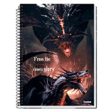 Caderno Universitário Aventuras com Dragões  1 Matéria Credeal