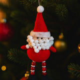 Anúncio Enfeite De Natal Papai Noel Pendente Feltro Decoração de Árvore