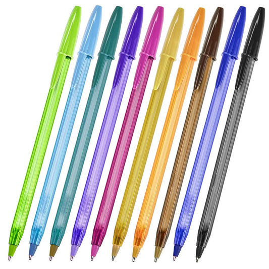 Caneta Bic Cristal Fashion Com 10 Color - Bic