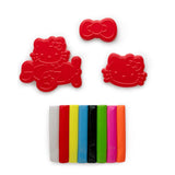 Massinha de Modelar Hello Kitty Com Moldes Leo&Leo