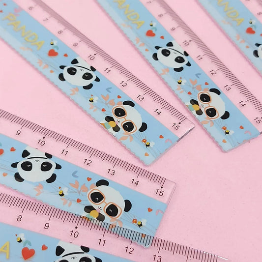 Régua Escolar Pandinha 15cm Tilibra