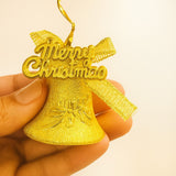 Enfeite Natal Sino Dourado com 6